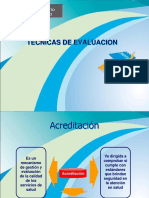 Tecnicas de Evaluación Final