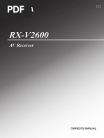 RX-V2600 e U PDF