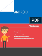 ANDROID Pengertian, Sejarah, Perkembangan Besrta