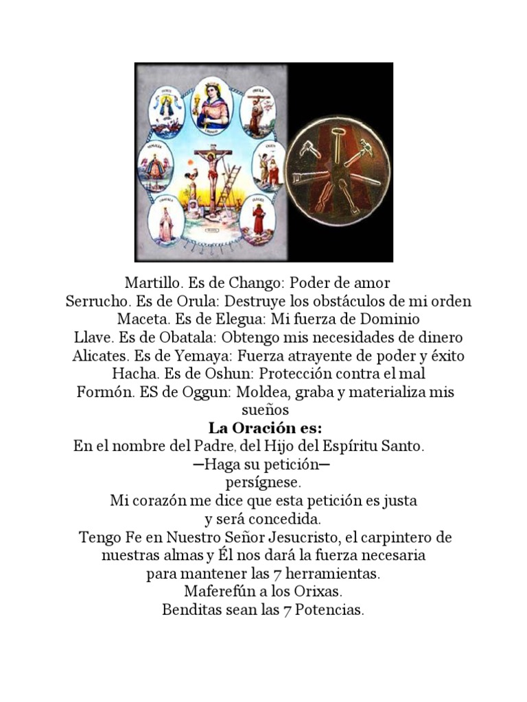 Oración a las Siete Potencias | PDF