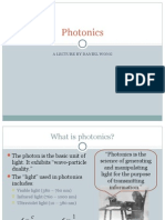 Photonics: A Lecture by Daniel Wong