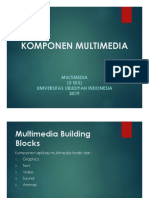 CSE204 - Multimedia - 003 - Komponen Multimedia