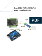 Communication Board PLC FX3U - Arduino UNO - RS485