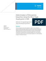 Determination of Nitrosamine Impurities