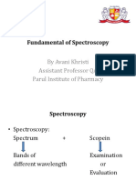 Fundamental of UV Spectros