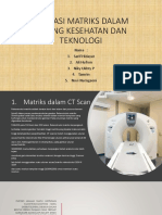 Aplikasi Matriks Dalam Bidang Kesehatan