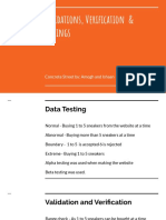 Validations, Verification & Testings - Amogh and Ishaan PDF