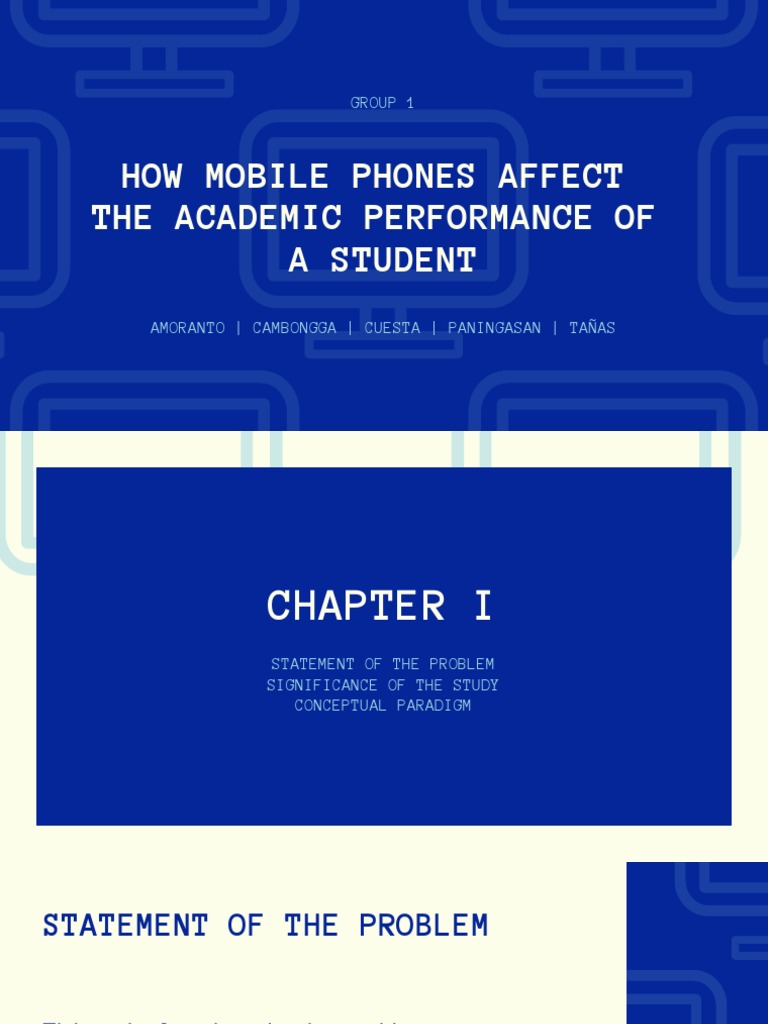 Mobile Phones & Student Performance | PDF | Sampling (Statistics ...
