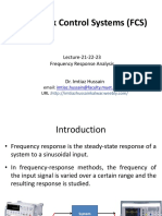 Lecture 21-22-23 Frequency Response Analysis