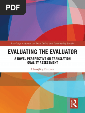 Evaluating The Evaluator Translations Argumentation Theory