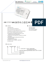 Dimmable LED driver specs