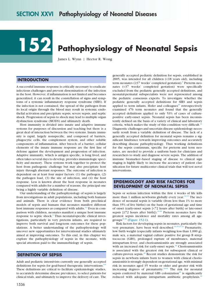 Patofisiologi Sepsis Neonatorum PDF Toll Like Receptor Inflammation