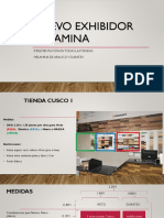 Presentación Visual de Exhibidores Cusco Arauco 03Oct