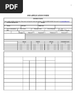 NCCK Job Application Form