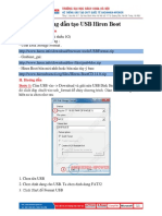 Hướng dẫn cách tạo đĩa Hiren's Boot bằng USB PDF