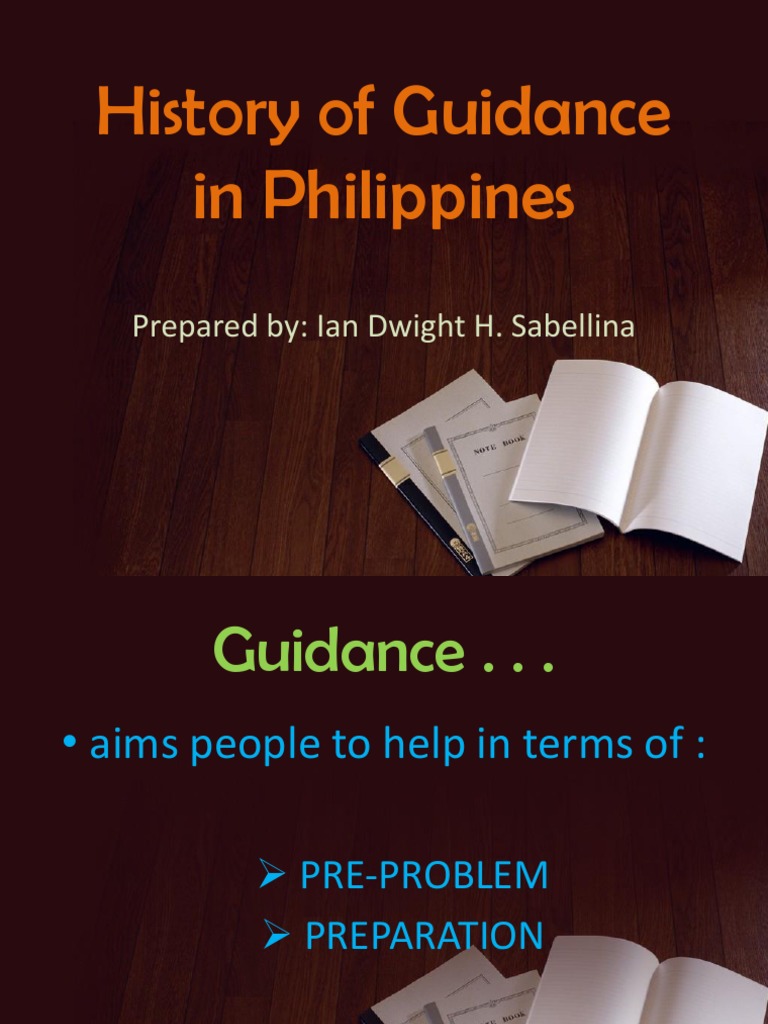 History of Guidance in the Philippines | PDF | School Counselor ...
