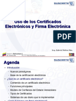 Uso de Certificados Electrónicos