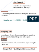 Sampling Rate for 10 kHz Signal