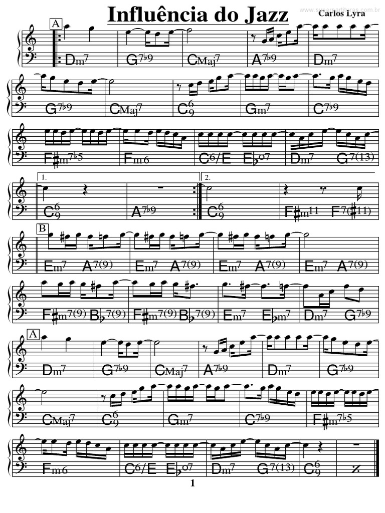  Superpartituras Com br Influencia Do Jazz PDF PDF