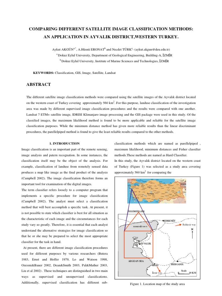 505 | PDF | Statistical Classification | Geographic Information System