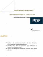 Predimensionamiento de Elementos Estructurales de Un Sistema Aporticado PDF