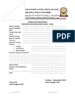 Formulir Pendaftaran OSIS SMK BIM 2020-2021