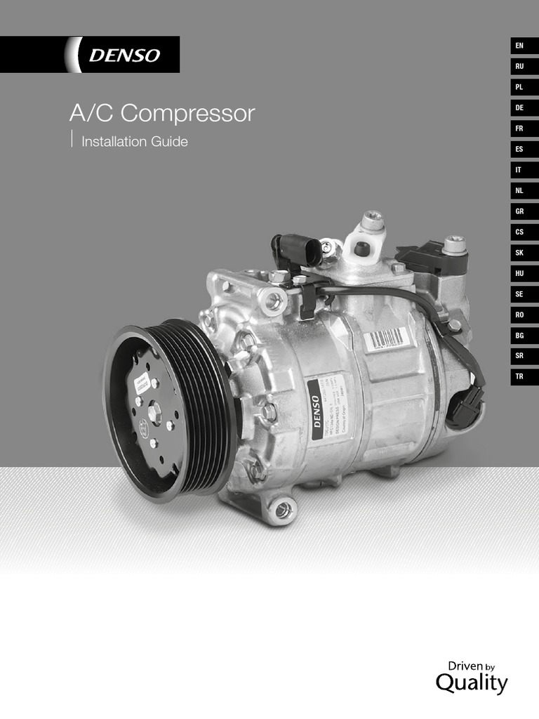 Denso15 125 A4 Uk Ac Installationsheet Webdl v13 | PDF | Air ...