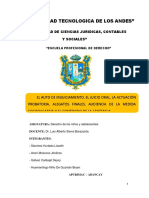 Proceso penal juvenil: etapas del juicio oral, actuación probatoria, alegatos y contenido de la sentencia