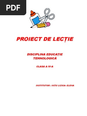 Abilitati Practice Proiect De Lectie