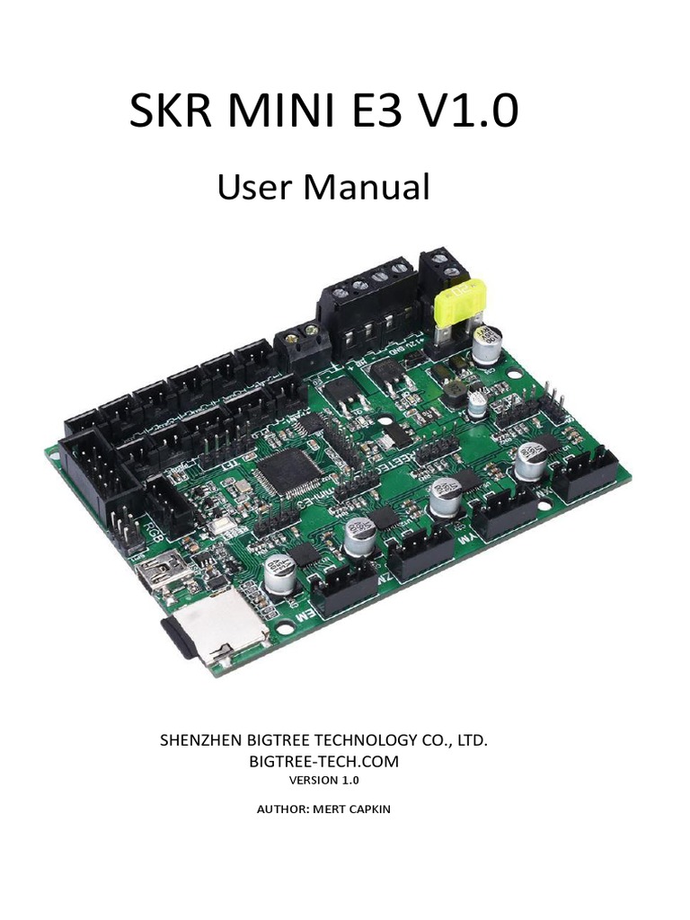 SKR MINI E3 Manual | PDF | Device Driver | Light Emitting Diode