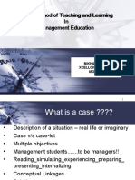 Case Method of Teaching and Learning in Management - Case Analysis Process