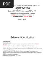 Igcse 33 Lightwaves