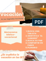 Vocación en Las Sagradas Escrituras