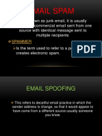 Email Spam, Spoofing, Phishing, Pharming and Other Cyber Threats
