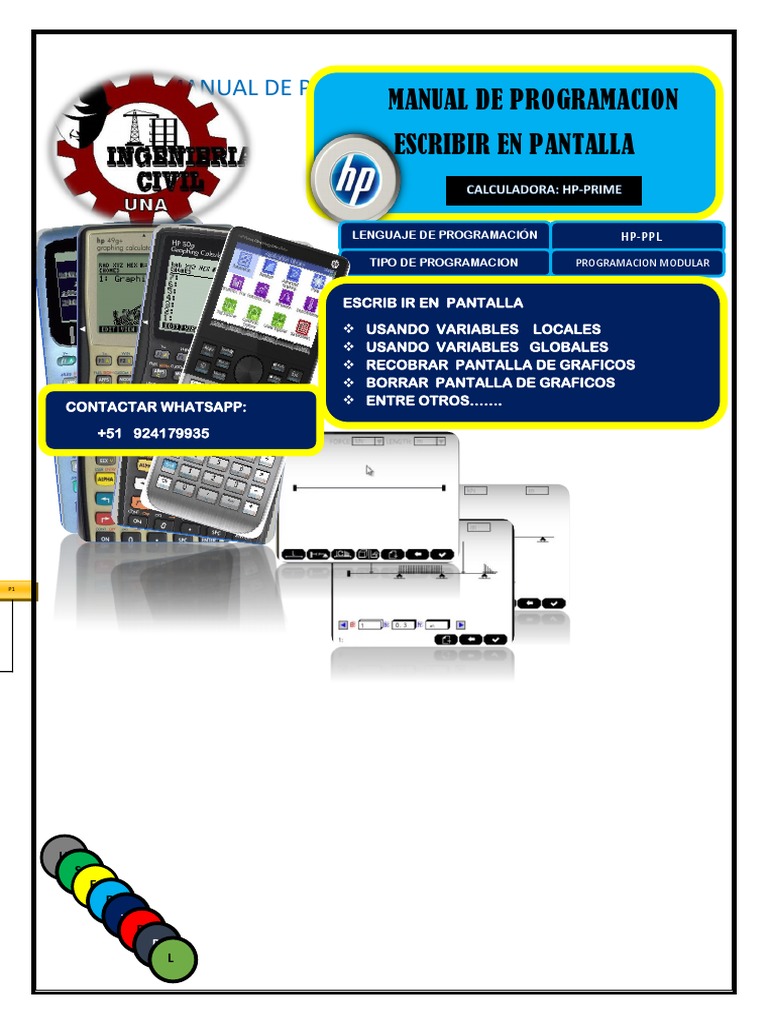 Manual de Programación HP Prime | PDF | Algoritmos | Programa de ...