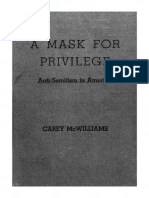 A Mask For Privilege: ANTI-SEMITISM IN AMERICA