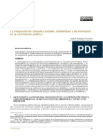 La Integración de Cláusulas Sociales, Ambientales y de Innovación en La CP-Isabel Gallego Córcoles