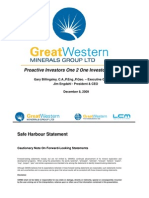 Great Western Minerals Dec09