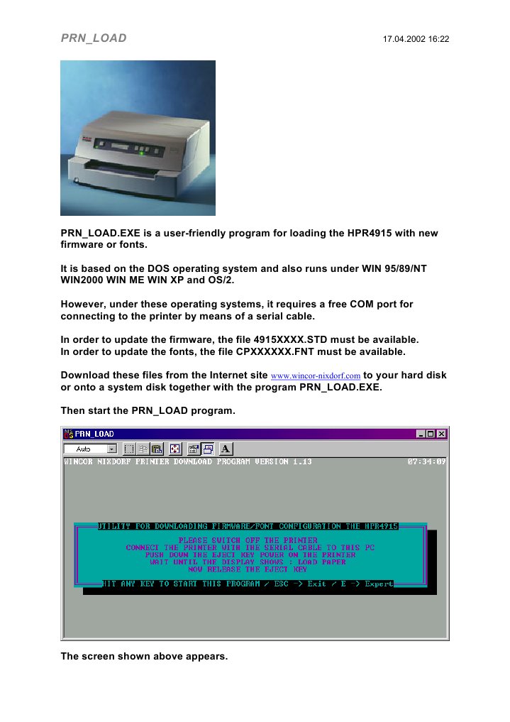 Wincor Nixdorf ConfigProgManual - English | PDF | Operating System ...