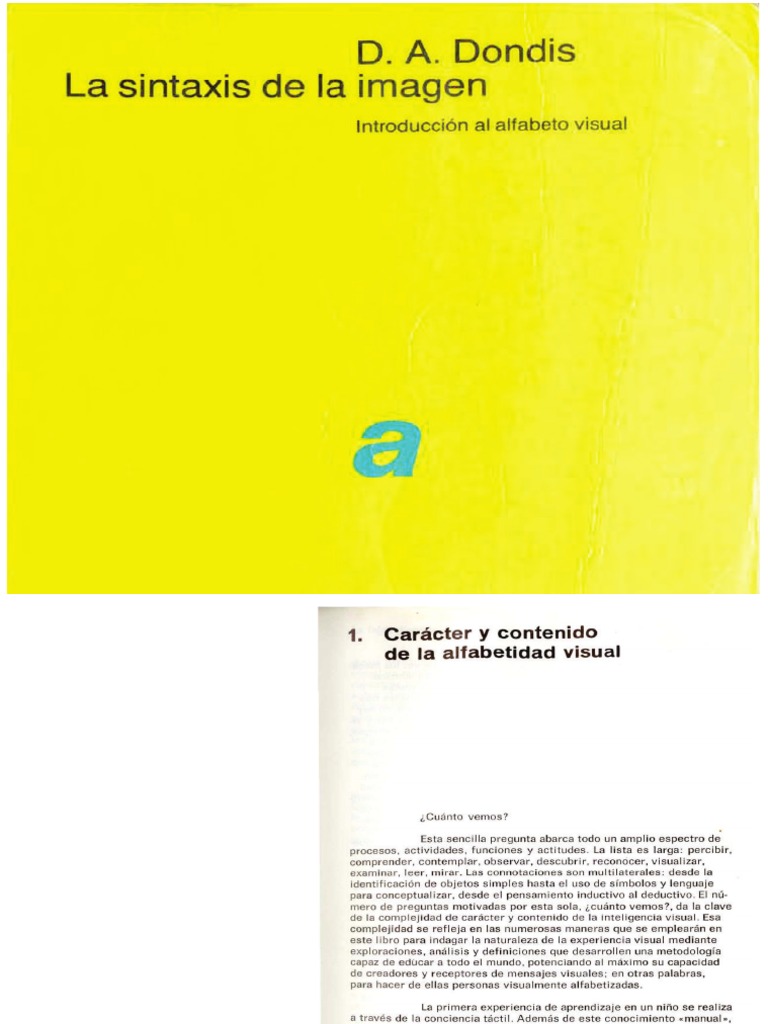 La Sintaxis de La Imagen (D.A. Dondis) PDF PDF