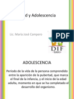 Pubertad y Adolescencia