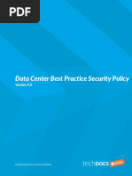 Data Center Best Practice Security by Palo Alto