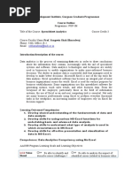 A Comprehensive Guide On Microsoft Excel For Data Analysis | PDF | Data ...