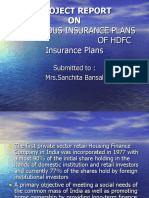 Various Insurance Plans of HDFC Insurance Plans