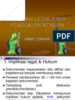 Implikasi Legal Pada Pendokumentasian