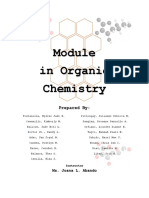 Module in Organic Chemistry by Bse-III Physical Science Majors