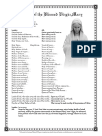 Litany of The Blessed Virgin Mary PDF
