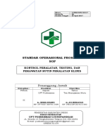 8.6.2.3 Kontrol Peralatan, Testing, Dan Perawatan Rutin Peralatan Klinis