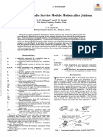 Prediction of Apollo Service Module Motion after Jettison