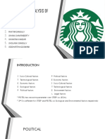 STEEP & PESTEL Analysis For Starbucks SK